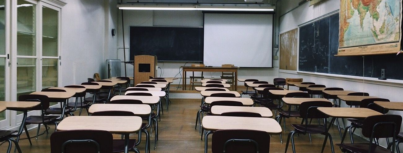 Free classroom chairs photo, public domain design CC0 image.